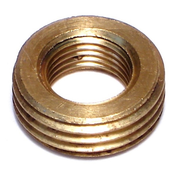 Midwest Fastener 3/8M x 1/8F Brass Headless Reducers 8PK 64671